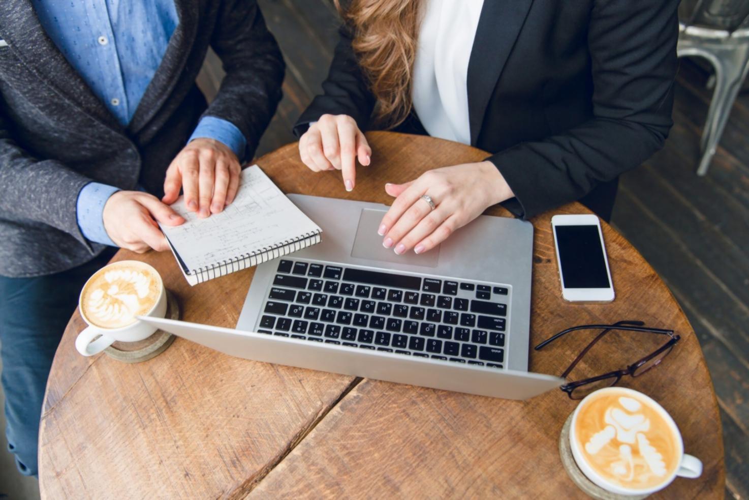 Financial planning workspace with budgeting tools and calculators